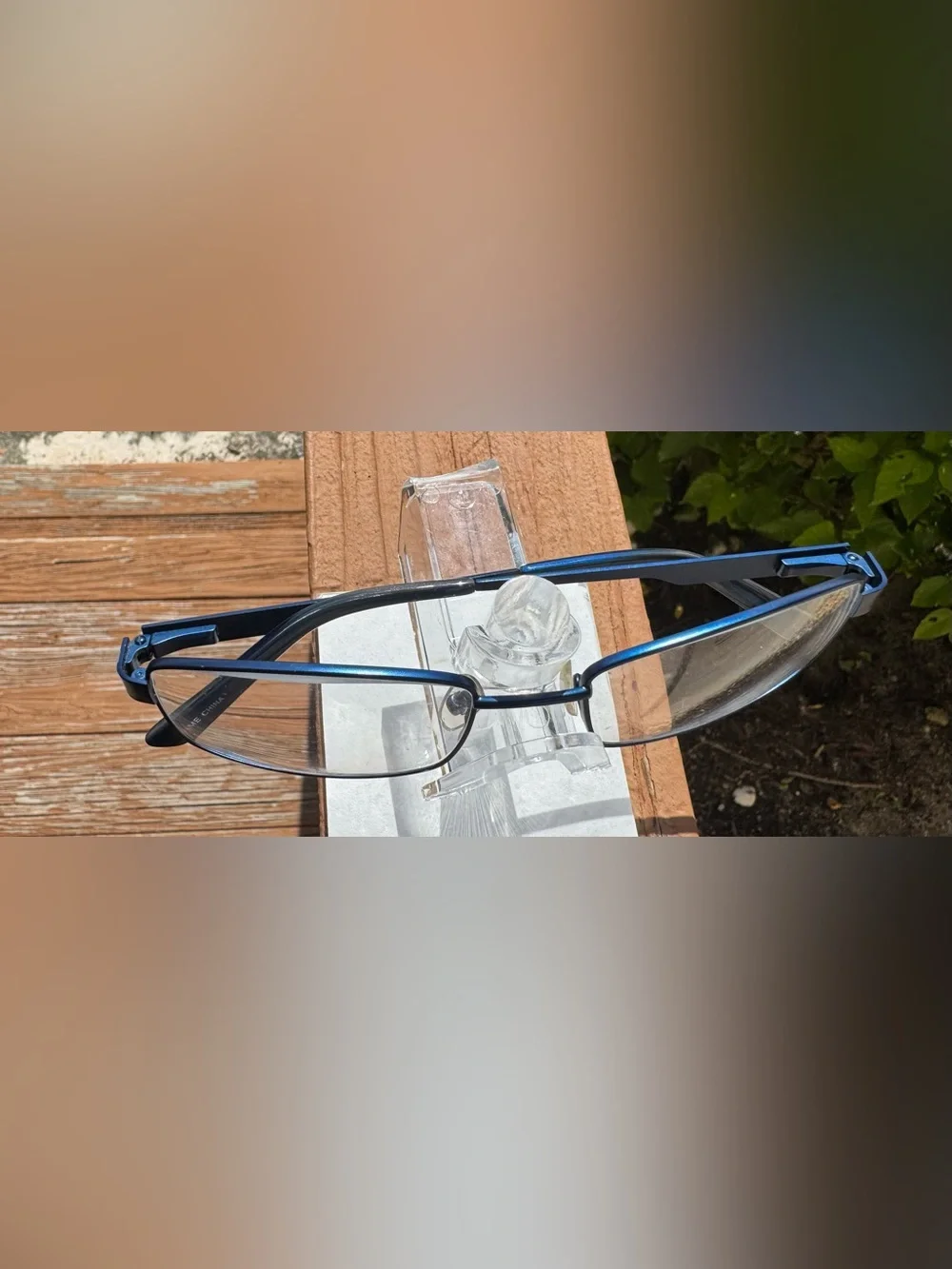 Blinc MM3006 Blue Metal Full Rim Eyeglass Frames Only 54-18-140 Stylish Trendy